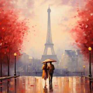 Rain Paris wallpaper