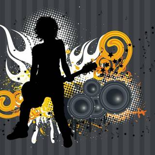 Rock 'n' roll wallpaper