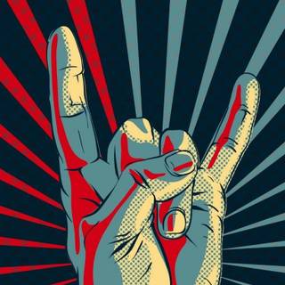 Rock 'n' roll wallpaper