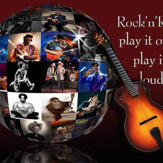 Rock 'n' roll wallpaper