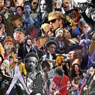 Rock 'n' roll wallpaper