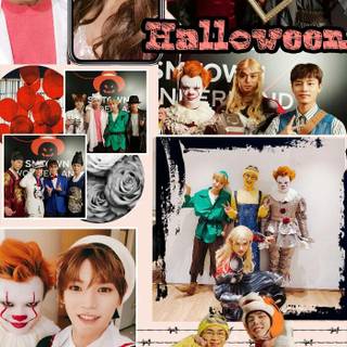 Kpop Halloween wallpaper