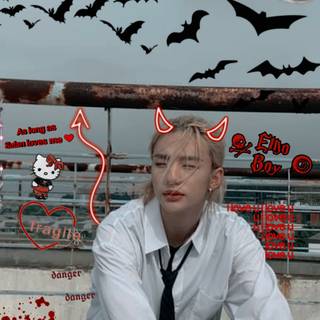 Kpop Halloween wallpaper