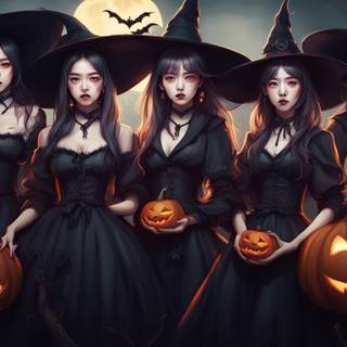 Kpop Halloween wallpaper
