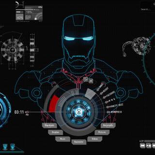 Iron Man hologram wallpaper