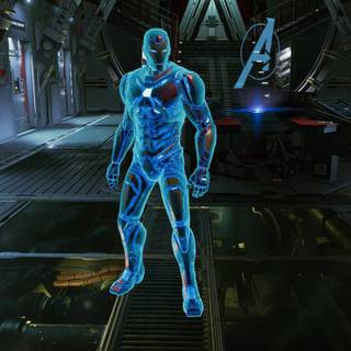 Iron Man hologram wallpaper