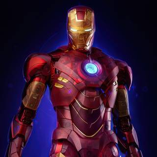 Iron Man hologram wallpaper