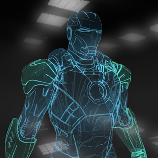 Iron Man hologram wallpaper