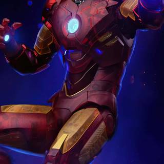 Iron Man hologram wallpaper