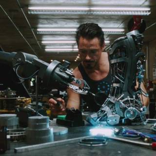 Iron Man hologram wallpaper