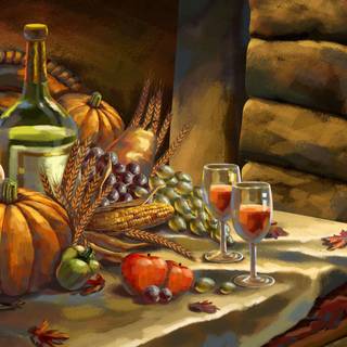 Warm Thanksgiving wallpaper