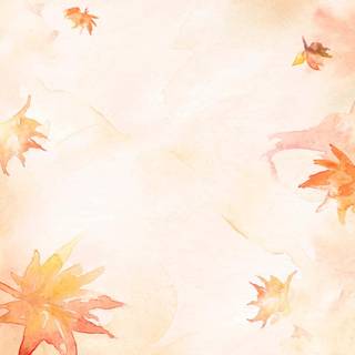 Autumn leaves pattern horizontal wallpaper