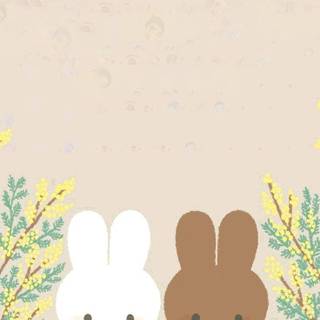 Autumn Miffy wallpaper