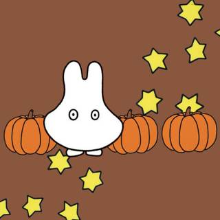 Autumn Miffy wallpaper