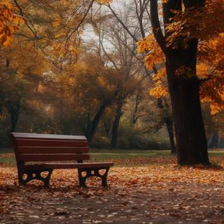 Fall woods wallpaper