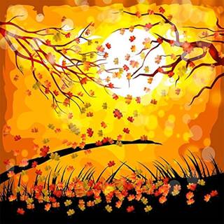 Forest Thanksgiving art wallpaper