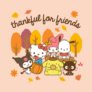 Grateful friends Thanksgiving wallpaper