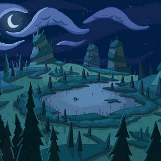 Winter Adventure Time wallpaper
