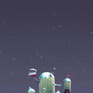 Winter Adventure Time wallpaper