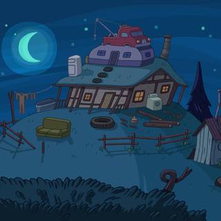 Winter Adventure Time wallpaper