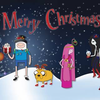 Winter Adventure Time wallpaper