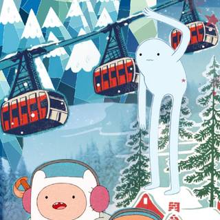 Winter Adventure Time wallpaper