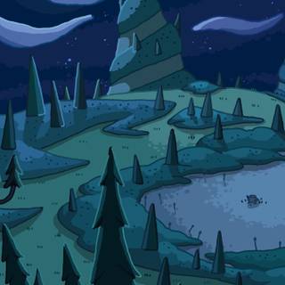 Winter Adventure Time wallpaper
