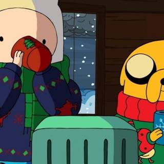 Winter Adventure Time wallpaper