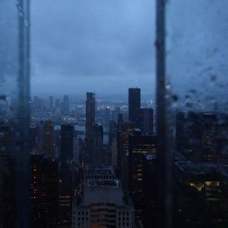 NYC rain wallpaper
