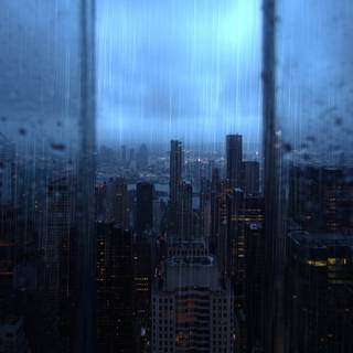 NYC rain wallpaper
