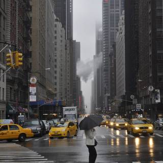 NYC rain wallpaper