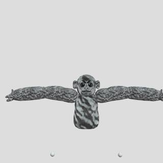 Scary Baboon wallpaper