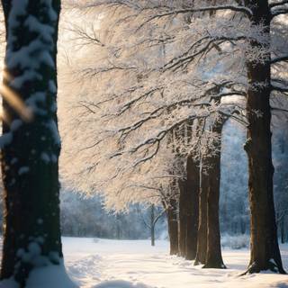 Snow place wallpaper