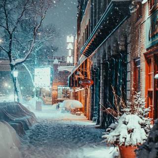 Snow place wallpaper