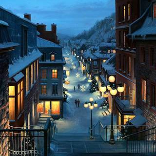 Snow place wallpaper