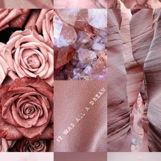 Rose flower collage wallpaper