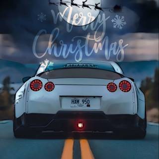 GTR Christmas wallpaper