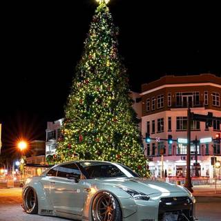 GTR Christmas wallpaper