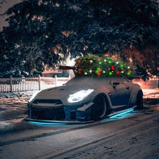 GTR Christmas wallpaper