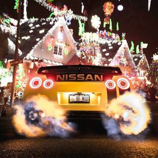 GTR Christmas wallpaper