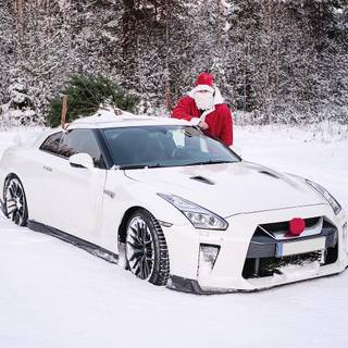 GTR Christmas wallpaper