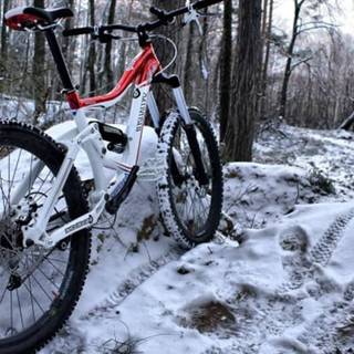 Mountain biking laptop wallpaper