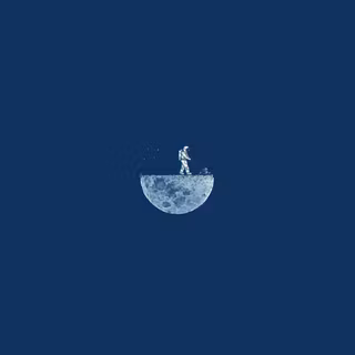 Simple moon wallpaper
