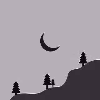 Simple moon wallpaper