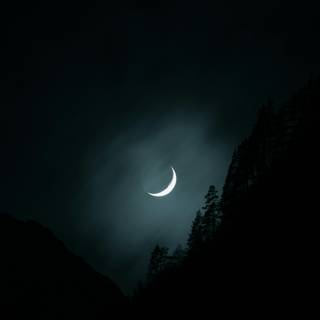 Simple moon wallpaper