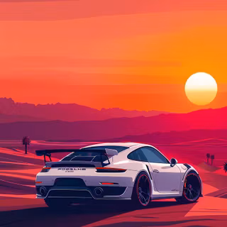 Porsche minimalist phone wallpaper