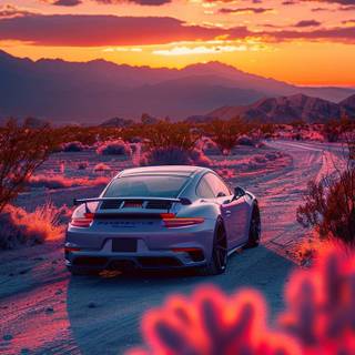 Porsche minimalist phone wallpaper