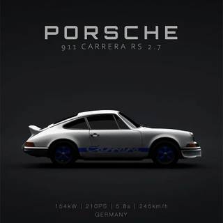 Porsche minimalist phone wallpaper