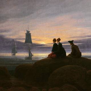 Caspar David Friedrich iPhone wallpaper