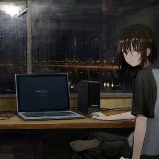 Serial Experiments Lain desktop wallpaper
